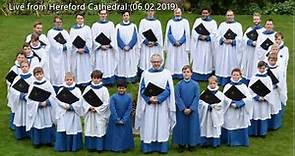 BBC Radio 3 - Choral Evensong | Hereford Cathedral Choir (Geraint Bowen) 2019