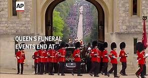 Queen's funeral events end at Windsor Castle