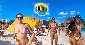 🇧🇷Rio de Janeiro Copacabana Beach Brasil 2021 - [Beach Walk Full Tour]