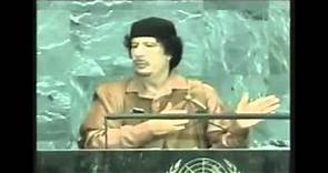 23 Sep 2009 Muammar Gaddafi speech at United Nations General Assembly