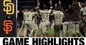 Trent Grisham hits walk-off homer in Padres' 6-5 win | Padres-Giants Game 2 Highlights 9/25/20