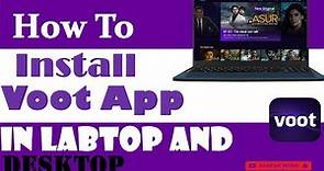 How to download voot app on labtop or pc 2023 #voot