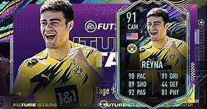 FIFA 21: GIOVANNI REYNA 91 FUTURE STAR PLAYER REVIEW I FIFA 21 ULTIMATE TEAM