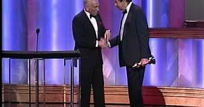 Howard W. Koch receives the Jean Hersholt Humanitarian Award: 1990 Oscars