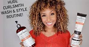 Curlsmith Curly Hair Wash & Style Routine | BiancaReneeToday