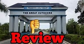 The GREAT OUTDOORS RV RESORT in Titusville Florida | MY REVIEW... This Place STINKS!