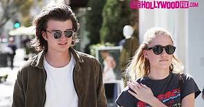 Joe Keery From 'Stranger Things' Goes Shopping With His Girlfriend Maika Monroe In Beverly Hills