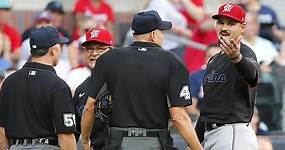 1 pitch, HBP, ejections: MIA-ATL heated in B1