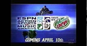 ESPN Action Sports Music Awards | Promo | 2001