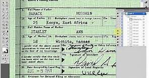 Obama Birth Certificate: Fake, Fraud or Genuine? -- the EXPERT Evaluation -- Part 1