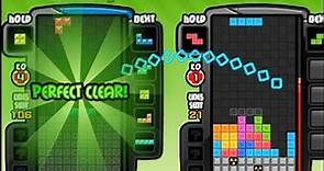 Tetris Battle 2P live - 3 midgame Perfect Clears