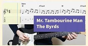 Mr. Tambourine Man - The Byrds Guitar Cover With Tab