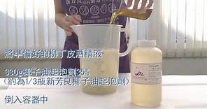 【家庭清潔/洗手/洗衣】 超實用環保清潔劑DIY - 椰子油起泡劑、果皮配方