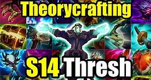 Season 14 Thresh New Item Builds, Theorycrafting and Predictions! - Thresh Top, Mid, and Bot S14