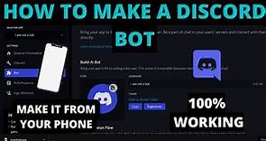 How To Make A Discord Bot without coding