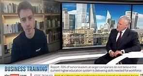 Multiverse Founder & CEO Euan Blair | Sky News | Higher Education System Not Working for Businesses