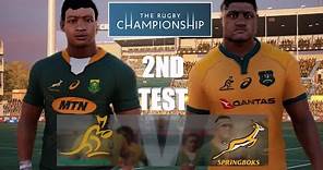 Springboks VS Australia 2ND TEST//Rugby Challenge 4