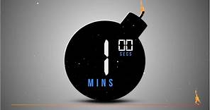 🔥 BOMB Timer!. Cuenta Atrás de 1 minuto con Música | Cuenta REGRESIVA [1 minute TIMER bomb]💥loud!