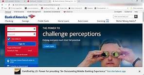 Bank of America Online Banking Login | Sign in to Bank of America Online
