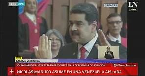 El juramento de Maduro como presidente de Venezuela