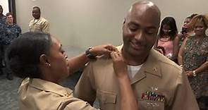 Navy husband, wife both promoted to senior chief petty officers
