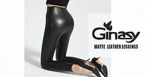 Matte leather leggings H91