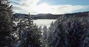 Fly Over Donner Summit’s Winter Beauty, See Spectacular Sierra Snow