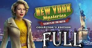 New York Mysteries 1: Secrets of the Mafia Full Walkthrough Collector's Edition - ElenaBionGames