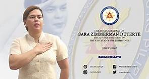 Inauguration of Sara Duterte-Carpio, the 15th Vice President of the Republic of the Philippines