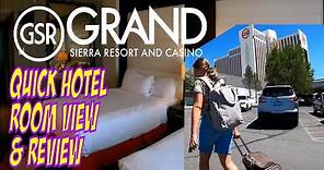 ⫷ GSR, Reno Grand Sierra Resort, Room Walk Around & Review ⫸