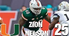 #25 Miami OL Zion Nelson | 2022 ACC Top 25 Returning Players