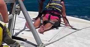 ABSOLUTELY AMAZING!! THIS IS 75! I want to be EXACTLY like Momma when I grow up! Momma was 300 feet up!! Never will forget this day! #parasailaruba #thisis75 #300feetup | Amy Jenkins Beckum