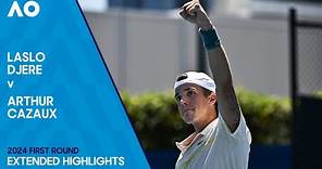 Laslo Djere v Arthur Cazaux Extended Highlights | Australian Open 2024 First Round