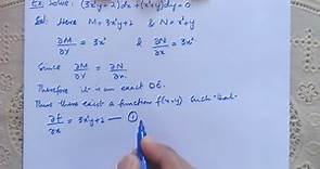 Exact Differential Equation (Concept and Example)