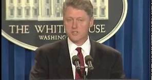 President Clinton's Remarks Re: The OKC Bombing (1995)