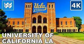 Campus Tour of UCLA (University of California, Los Angeles) Virtual Walk 【4K】