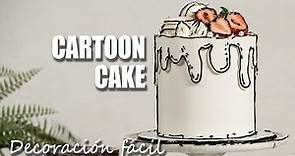 CARTOON CAKE | Pastel de Caricatura | 5 Decoraciones fáciles