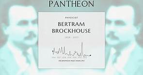 Bertram Brockhouse Biography - Canadian physicist, Nobel laureate (1918–2003)