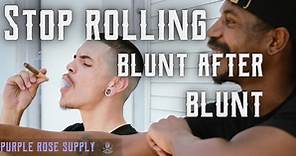 Learn How to Roll a Cannagar Blunt - Purple Rose Supply