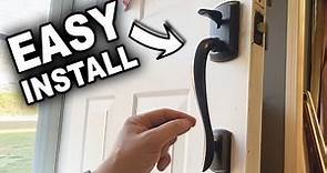 How to Install Entry Door Handle Pull
