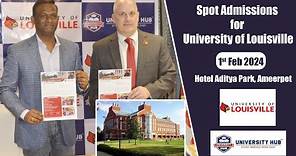 University Of Louisville Opens spot Admissions | Hyderabad | Hybiz tv
