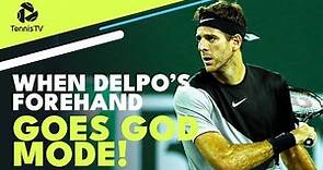 5 Times Juan Martin del Potro Went GOD MODE On The Forehand 🚀