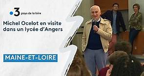 Le réalisateur Michel Ocelot rend visite à des élèves du lycée David-d'Angers