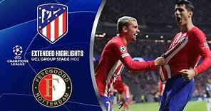 Atlético Madrid vs. Feyenoord: Extended Highlights | UCL Group Stage MD 2 | CBS Sports Golazo