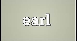 Earl Meaning