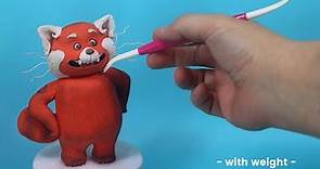Creating Turning Red Panda Mei Lee - Turning Red Cake Topper