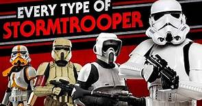 Every Stormtrooper Type in Star Wars Canon