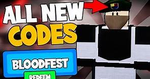 ALL BLOODFEST CODES! (October 2021) | ROBLOX Codes *SECRET/WORKING*