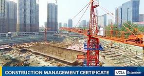 UCLA Extension: The Construction Management Certificate