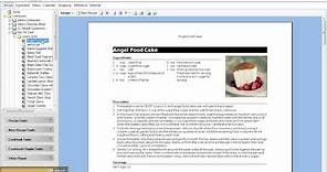 Living Cookbook Software Introduction